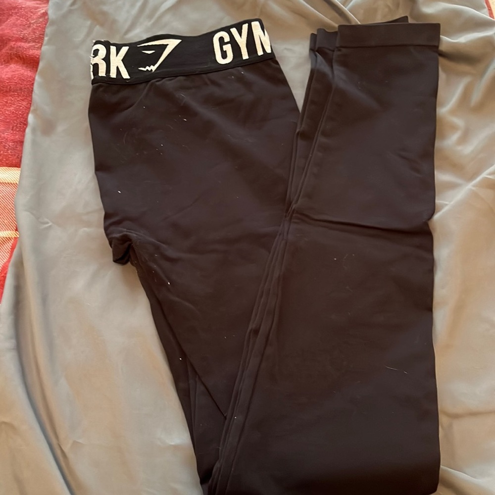 Gymshark Size Medium Full length Black Leggings